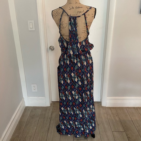 Scarlett Roos printed maxi dress summer size 1 - Picture 3 of 9